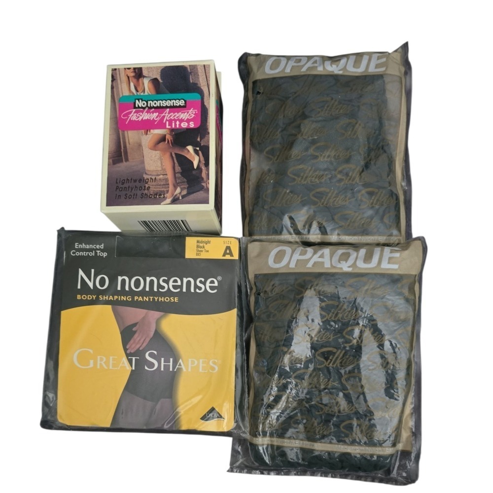 No‎ Nonsense Great Shapes Pantyhose & Fashion Accents Lites Sheer Hosiery Lot